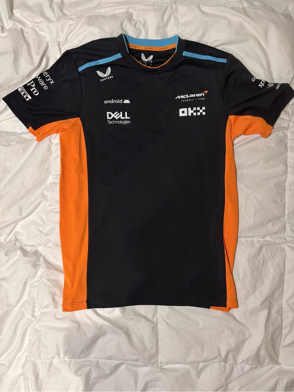 McLaren Formula One Team F1 Men’s Black and Orange Team Jersey
